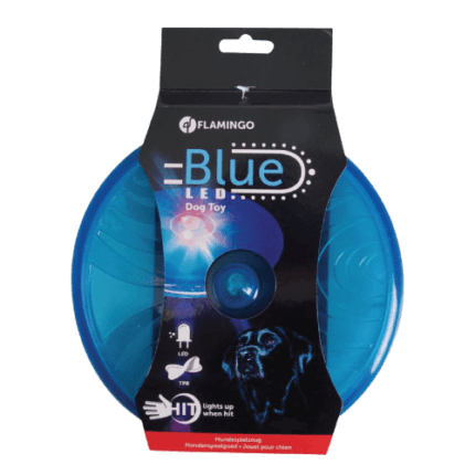 Flamingo  rotaļlieta suņiem TPR frisbija šķīvis ar LED apgaismojumu 20 cm 514961