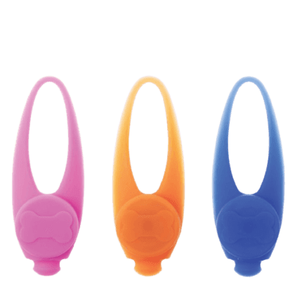 Flamingo  drošības piekariņš silikona ar LED apgaismojumu  8 x 2.5 x 2 cm 64723