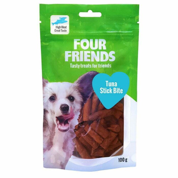 Four Friends Dog Treats Tuna Stick Bite лакомство для собак - Палочки с тунцом, 100 г — изображение 1