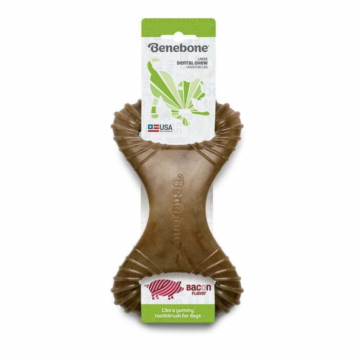 Benebone Dental Chew Large жевательная игрушка для собак со вкусом бекона — изображение 1