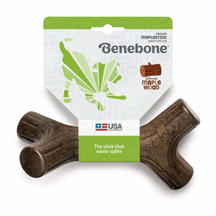 Benebone Maplestick Medium жевательная игрушка для собак c ароматом кленового дерева — изображение 3