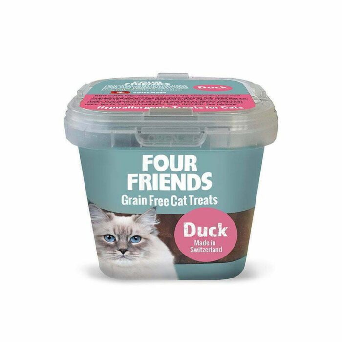 Four Friends Cat Treats Duck - лакомство для кошек - Утка и Печень, 100 г — изображение 1