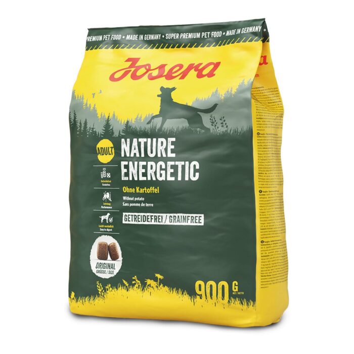 Josera Nature Energetic bezgraudu sausā barība aktīviem suņiem ar mājputnu gaļu, 900 g - Image 1