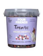 Four Friends Treatos Micro Hearts dresūras gardums suņiem,  500 g