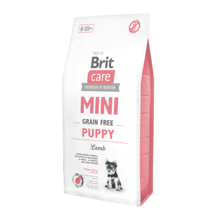 Brit Care Mini Puppy Lamb bezgraudu sausā barība kucēniem Jērs, 7 kg