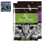 Tiger Pet Apple Scent cementējoši pakaiši kaķu tualetei, 10 l`