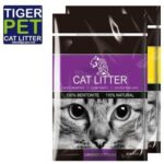 Tiger Pet Lavender Scent 10 l - cementējoši pakaiši kaķu tualetei