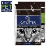 Tiger Pet Natural cementējoši pakaiši kaķu tualetei bez aromāta, 10 l