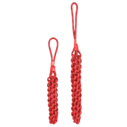 Flamingo  rotaļlieta suņiem DT Vokas aukla pīta peldoša red/black S 47 cm 521068