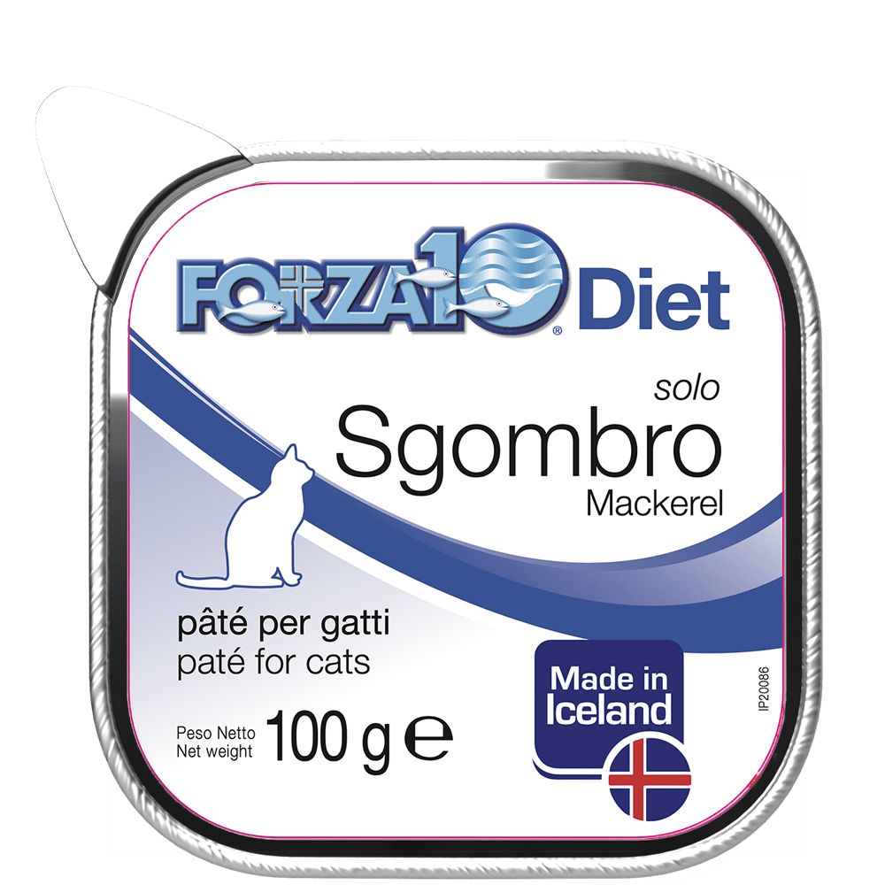 5f0ef56ebe7ea0295daecb1d_2048x2048 Forza10 Solo Diet mitrā barība pieaugušiem kaķiem ar makreli, 100 g - Image 1