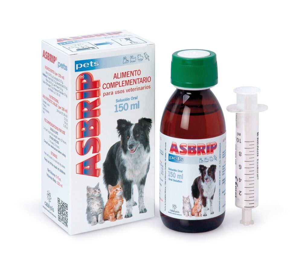 Bod._ASBRIP_Pets_2048x2048 Catalysis ASBIRP sīrups suņiem un kaķiem pret klepu un augšējo elpošanas ceļu saslimšanām, 150 ml - Image 1