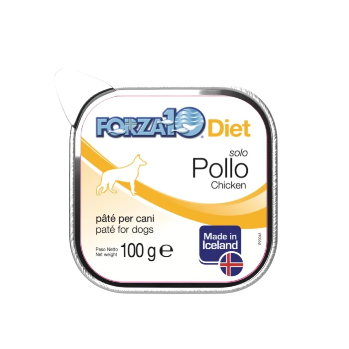 Forza10 Solo Diet konservi suņiem ar vistu, 100g - Image 1