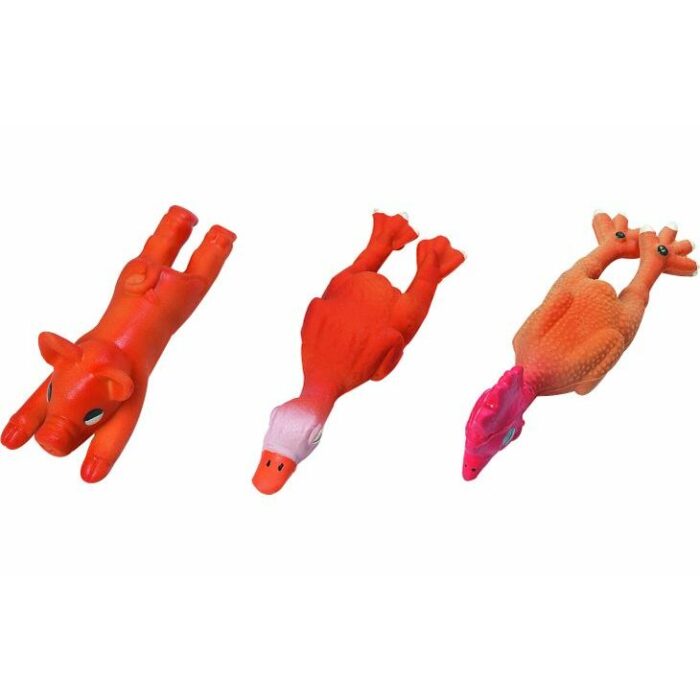 Karlie Flamingo lateksa rotaļlieta suņiem SMALL ANIMAL 13 cm — изображение 1