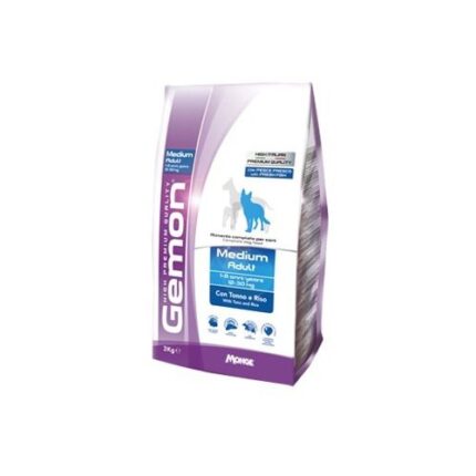 GEMON Dog MEDIUM Adult with tuna & rice 3kg - barība suņiem