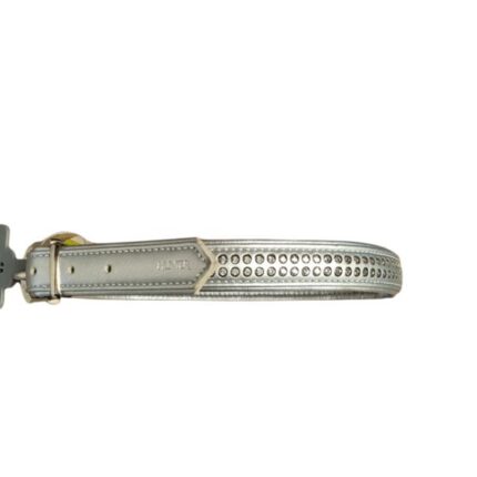 Collar Modern Art Deluxe 55 nickel Faux Leather silver/Faux Leather si