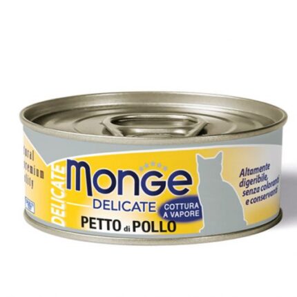 Monge Delicate Chicken 80 gr - konservi kaķiem