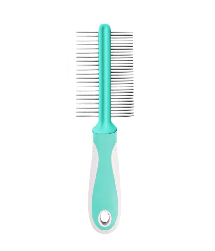 Record Ķemme HAIRMONY divpusēja ar metāla zobiem 22cm - Image 2