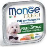 Monge Fresh pate with Chicken & Vegetable 100 gr - konservi suņiem