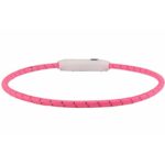 Flamingo LED kakla siksna atstarojoša VISIO PINK 33-63,5cm 8mm - Image 2