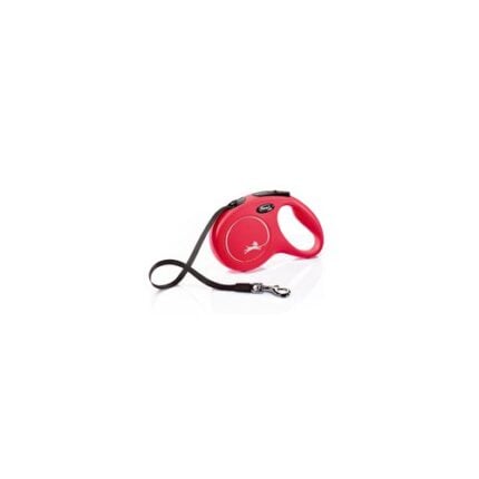 flexi New Classic XS 3m red (tape) - pеменной поводок