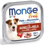 Monge Fruit Lamb and Apple 100 g - konservi suņiem