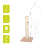 COMFORT cat scratching-tree GIANT-POST - 120cm - BEIGE — изображение 2