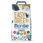 Monge EASY GREEN with Activated Carbon 10 L - augu šķiedru pakaiši kaķu tualetei