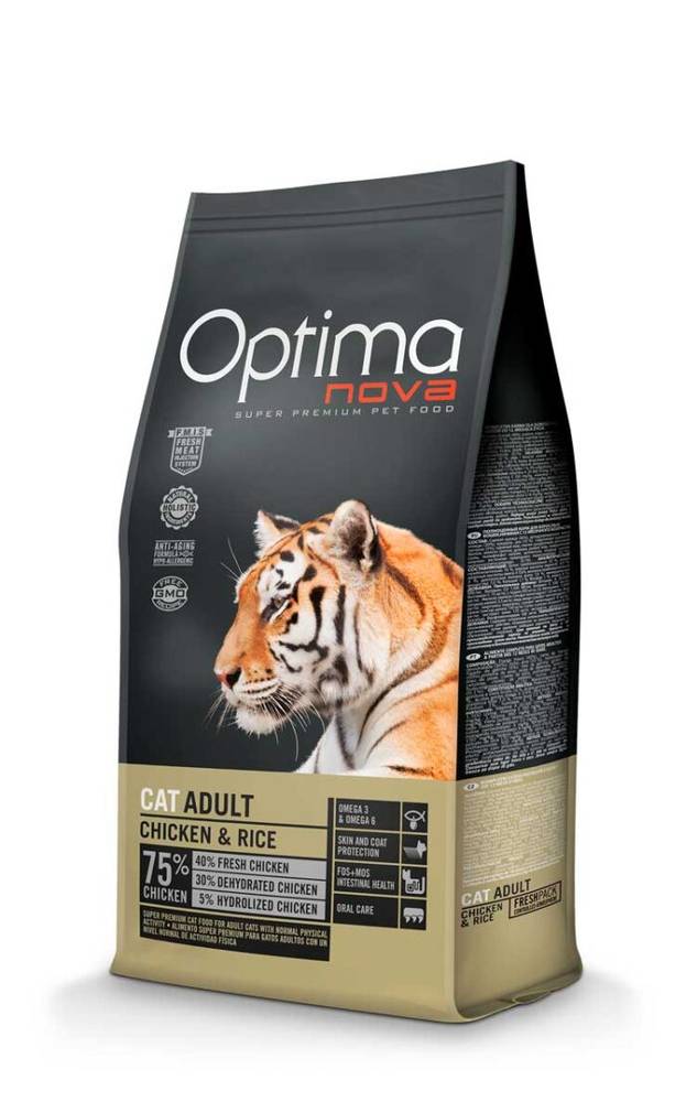 Optima Nova Cat Adult Chicken & Rice 8kg - Image 1