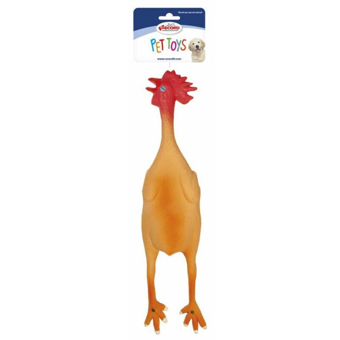 Record Lateksa rotaļlieta suņiem CHICKEN L 45cm - Image 1