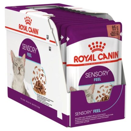 Royal Canin FHN SENSORY FEEL IN GRAVY консервы для кошек в соусе, 85 g x12