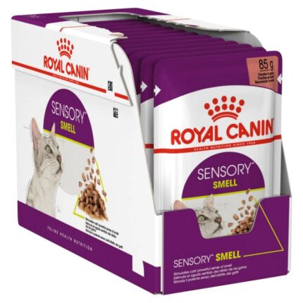 Royal Canin FHN SENSORY SMELL IN GRAVY консервы для кошек в соусе, 85 g x12