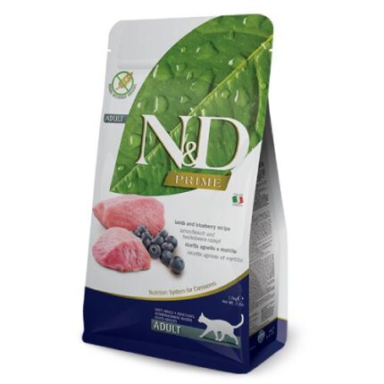 Farmina N&D Cat Grain Free беззерновой сухой корм для кошек Баранина, черника 10kg