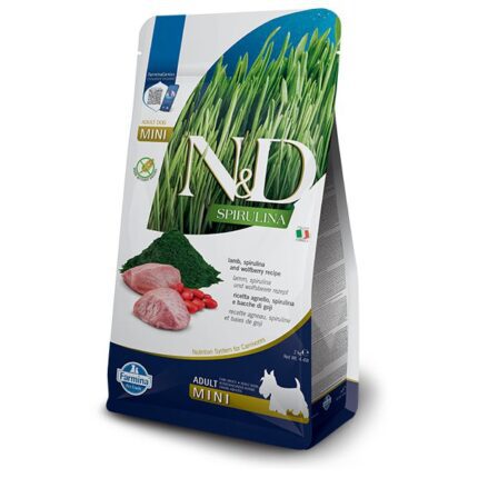 Farmina N&D Dog Grain Free Adult S беззерновой сухой корм для собак Баранина, спирулина 2kg