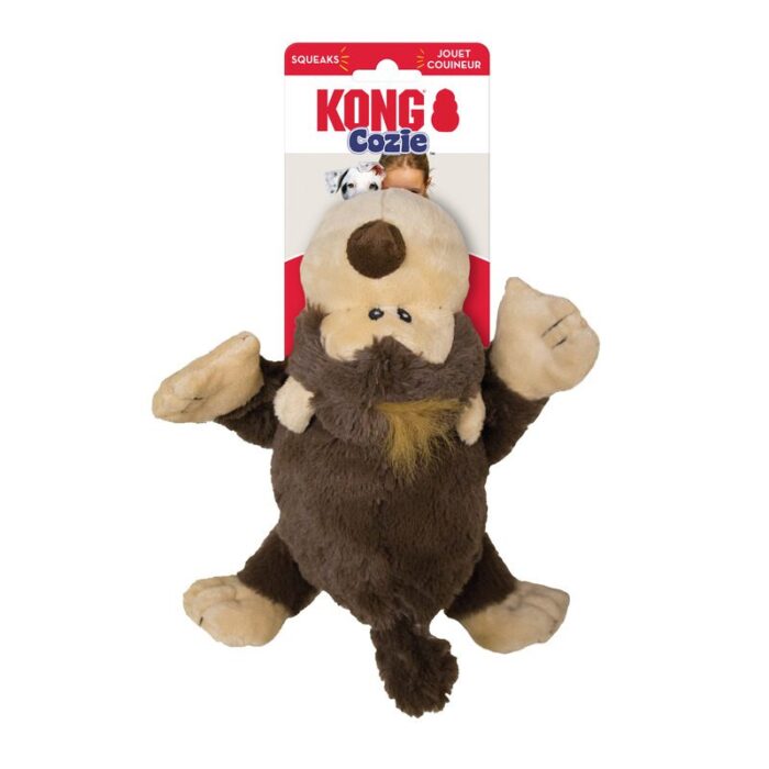 KONG COZIE Assorted Naturals Medium - игрушка для собак — изображение 1