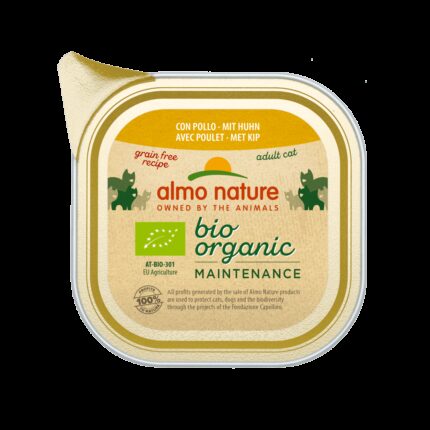 Almo Nature Bio Organic Maintenance Vistas gaļas pastēte, 85g