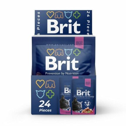 Brit Premium Chicken & Turkey, 24x100 g