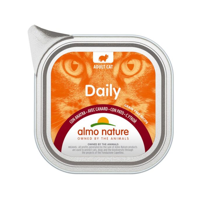 Almo Nature DAILY паштет с уткой, 100г — изображение 1