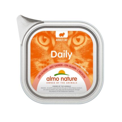 Almo Nature Daily pastēte ar lasi, 100g