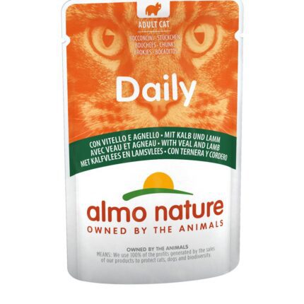Almo Nature DAILY телятина и баранина, 70г