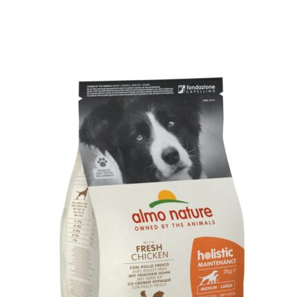 Almo Nature HOLISTIC MAINTENANCE Сухой корм с курицей для собак размера M/L