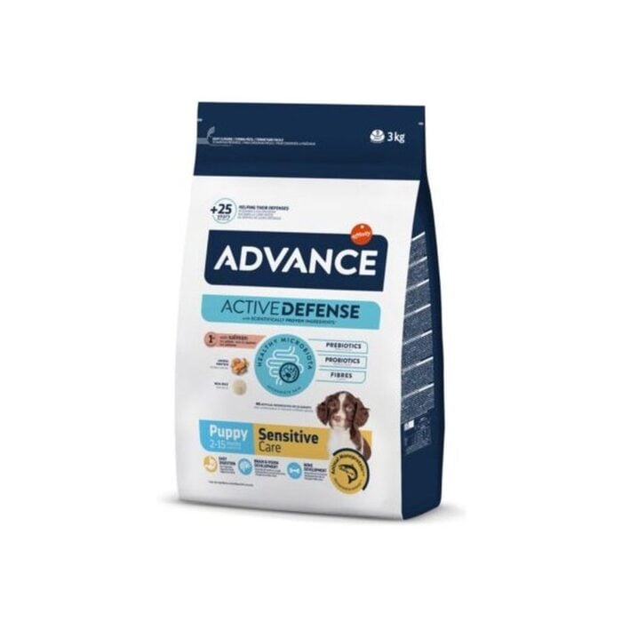 Advance Dog Puppy Sensitive 3 kg - Jutīgiem Kucēniem (Lasis Un Rīsi) - Image 1