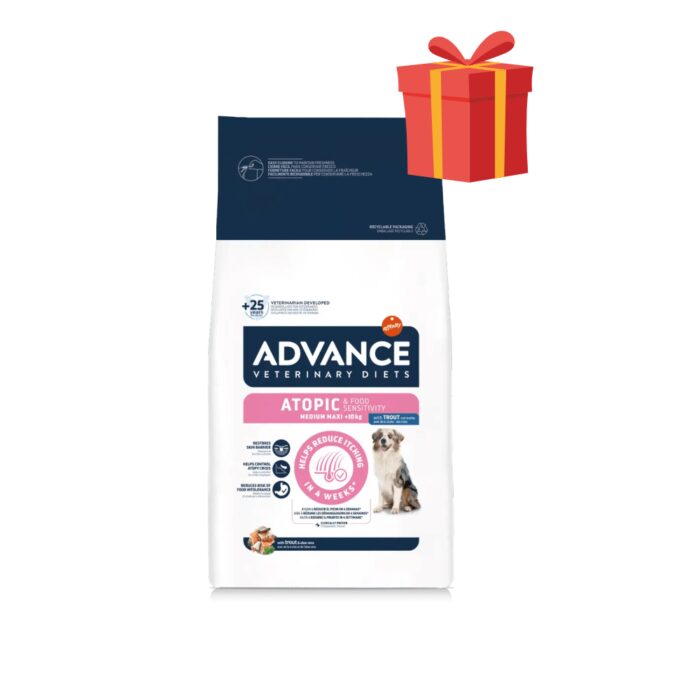 Advance Vet dog Atopic Medium-Maxi ar foreli 100 g - Image 1