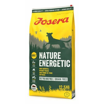 Josera Nature Energetic bezgraudu sausā barība aktīviem suņiem ar mājputnu gaļu, 12.5 kg