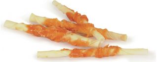 Camon палочки жевательные для собак, рулетик из сыромятной кожи с курицей 12см 100шт. 1150 г