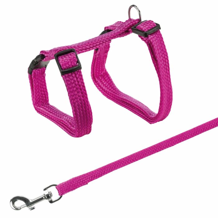 Trixie Krūšu siksna ar pavadu kaķiem Harness with Lead 2242cm/10mm, Lead 1.25m. - Image 1