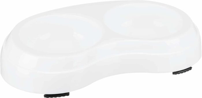 Trixie Bļoda dzīvniekiem, plastmasa Double Bowl, 0.2l/10cm - Image 2