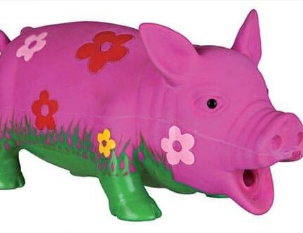 Trixie Rotaļlieta suņiem Pig with Flowers 22 cm