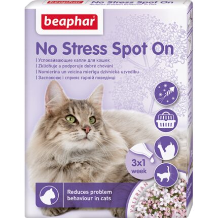 Beaphar Nomierinošs līdzeklis kaķiem No Stress spot on cat (3pip.)