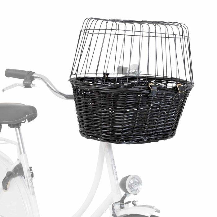 Trixie Grozs suņu pārvadāšanai Bicycle basket with lattice, 50 × 41 × 35 cm, black - Image 1