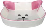 Trixie Bļoda dzīvniekiem, keramika Ceramic bowl cat face, 0.25 l/12 cm (dažādas krāsas) — изображение 2